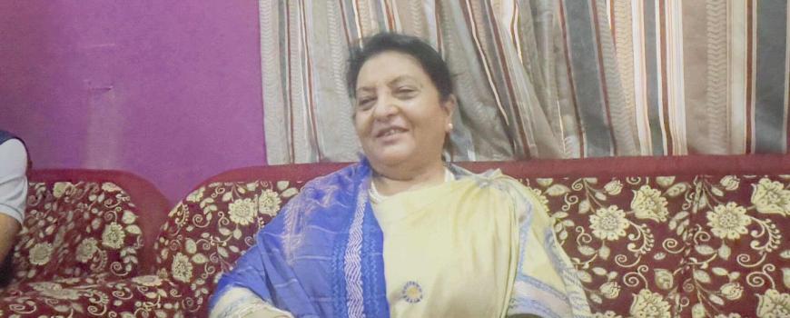 पूर्व राष्ट्रपति भण्डारी: ‘म अझै एमालेकै कार्यकर्ता हुँ’