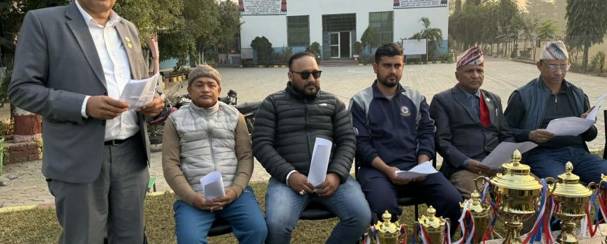 इटहरीमा दोस्रो DVM कप अन्तरविद्यालय क्रिकेट प्रतियोगिता हुँदै