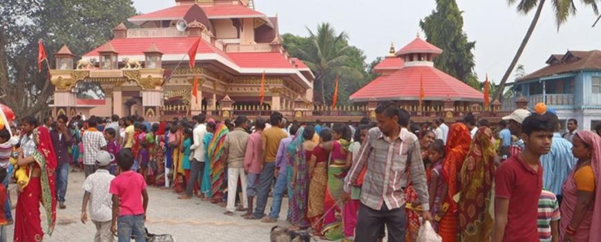 रंगेलीको संसारी माई मन्दिरबाट मूर्ति र नगद चोरी 