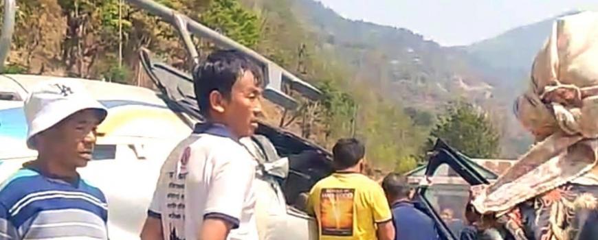 खोटाङको खार्ताम्छामा हेलिकप्टर दुर्घटना एक जना घाइते 