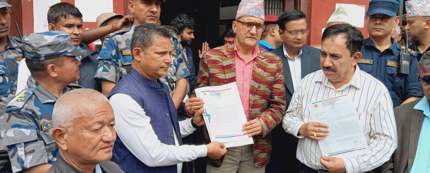 एमाले अध्यक्ष ओलीको रिहाइको माग गर्दै विराटनगरमा प्रर्दशन