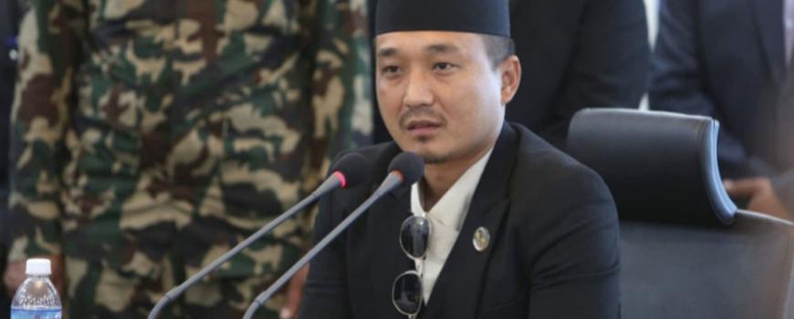 गृहमन्त्री सुधन गुरुङले  दिए राजीनामा