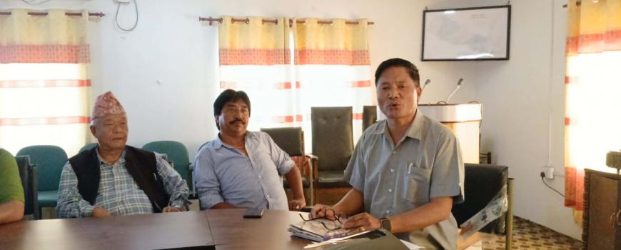 जिल्ला समन्वय समितिका प्रमुखहरू तिनजुरेमा भेला हुँदै, कोशीको पर्यटन प्रवर्द्धनलाई प्राथमिकता